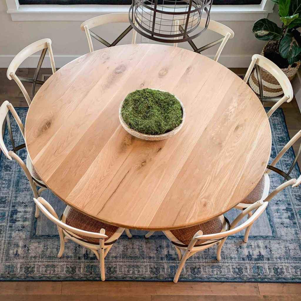 How To Build A 70 Round Dining Table, Expandable Round Dining Room Table Plans